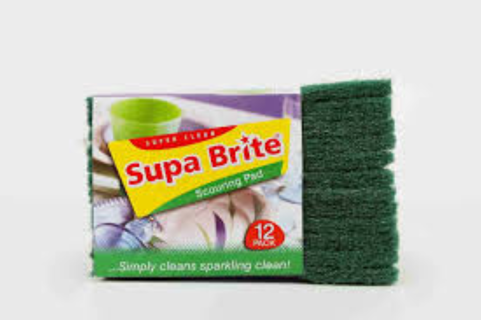SUPA BRITE PREMIUM SCOURER 12PK